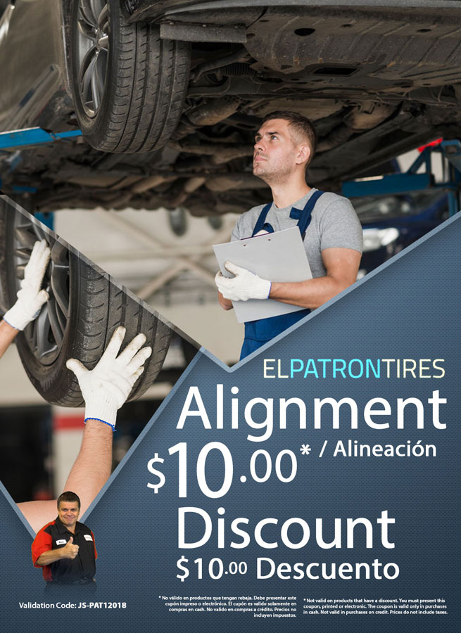 Alignment Discount - El Patron Tires