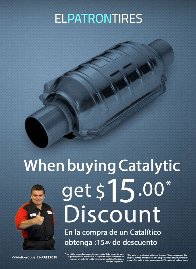 Catalytic Discount - El Patron Tires