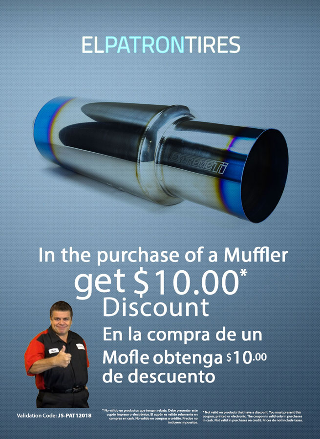 Muffler Discount - El Patron Tires