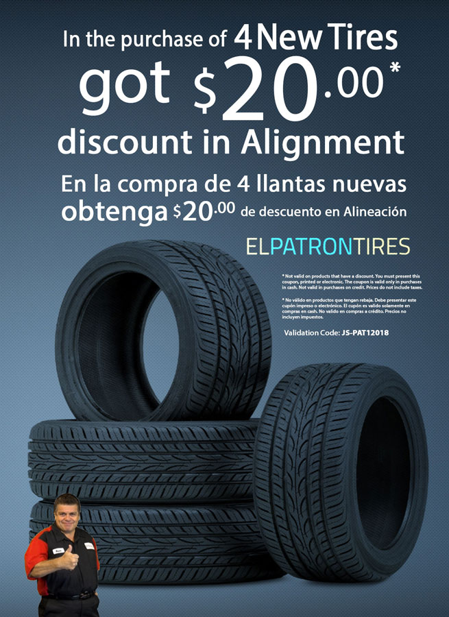 New Tires Discount - El Patron Tires